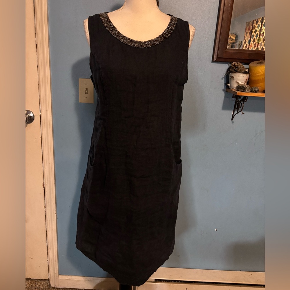 Lina Tomei (Made in Italy) 100% Linen, Dress